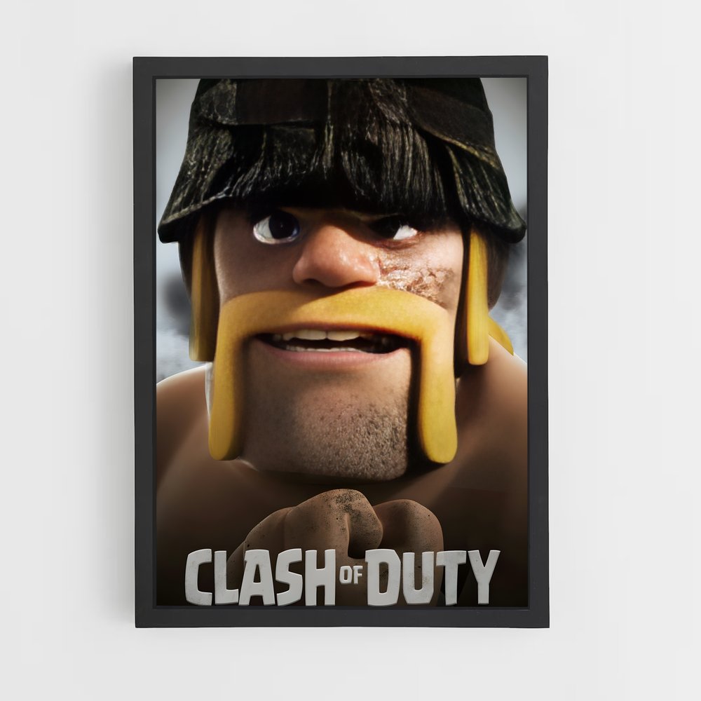 Poster Clash of Duty – affiche Clash of clans (vue 2)